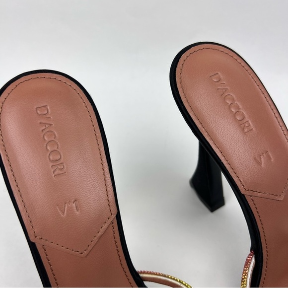 D’Accori Lust Rainbow Crystal Embellished Crossover Pumps - Picture 8 of 11